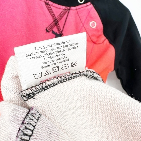 Inchworm Alley One Piece 100% Cotton Knit 9-12M Ski Lift - Picture 6 of 6